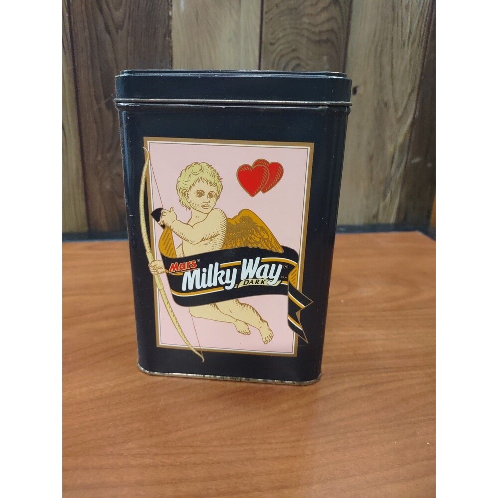 Milky Way Dark Valentine's Day Tin 1991 Vintage